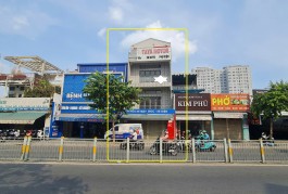 Cho thuê nhà Mặt tiền Lũy Bán Bích 124m2, 3Lầu - GẦN UBND QUẬN TÂN PHÚ